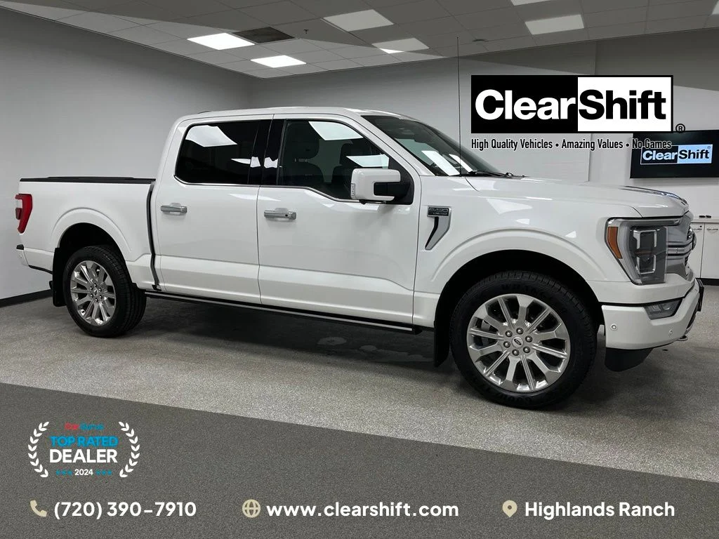Used 2021 White Ford Limited image 1