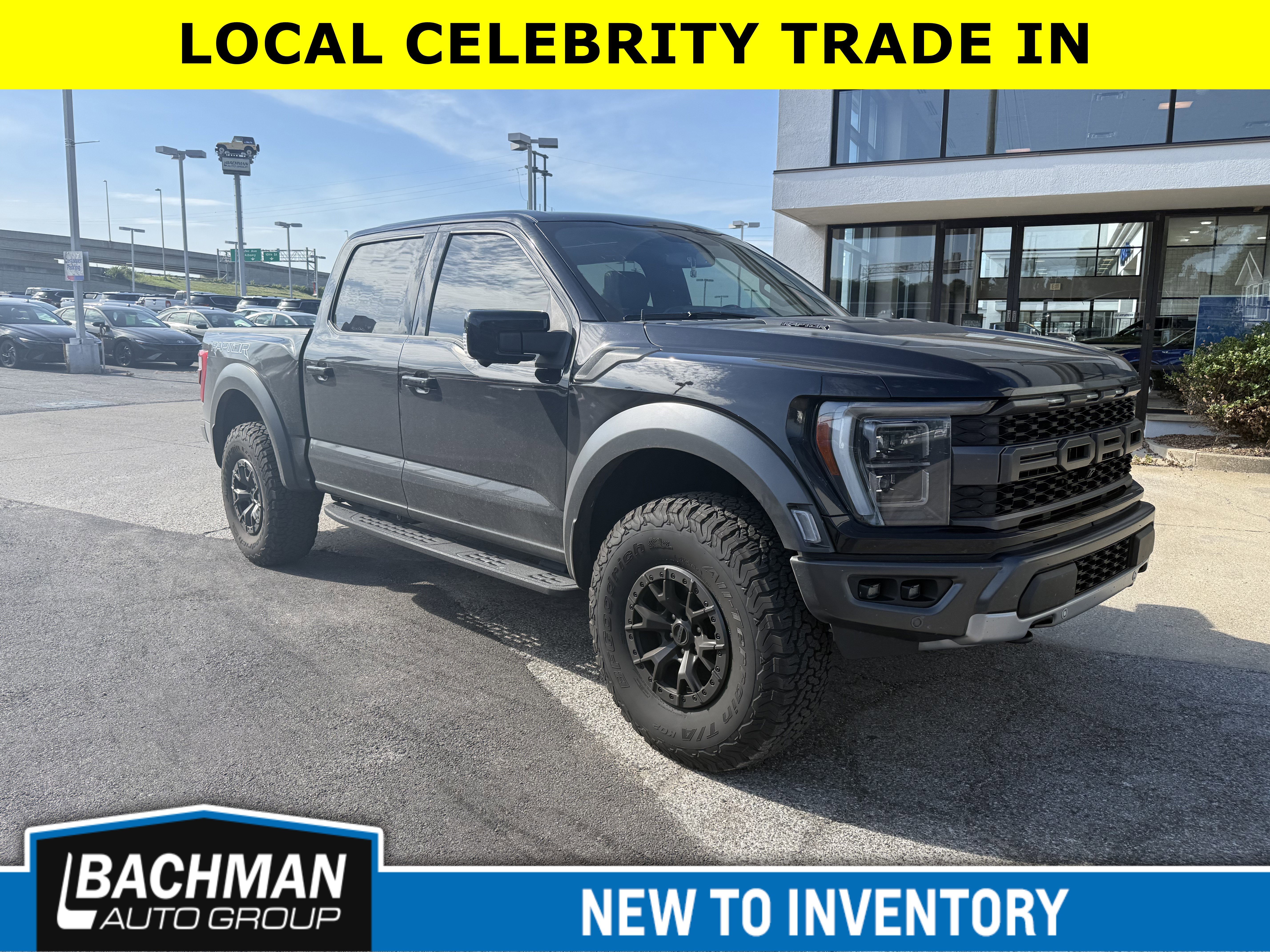 Used 2022 Agate Black Metallic Ford Raptor image 1