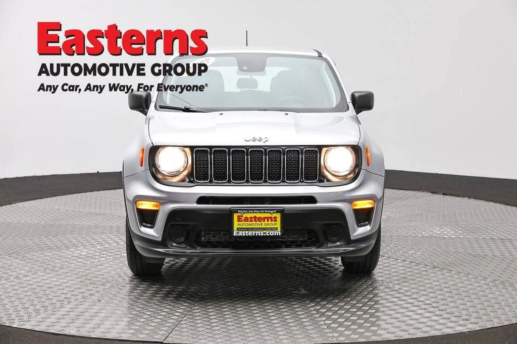 Certified Used 2021 Silver Jeep Sport image 2