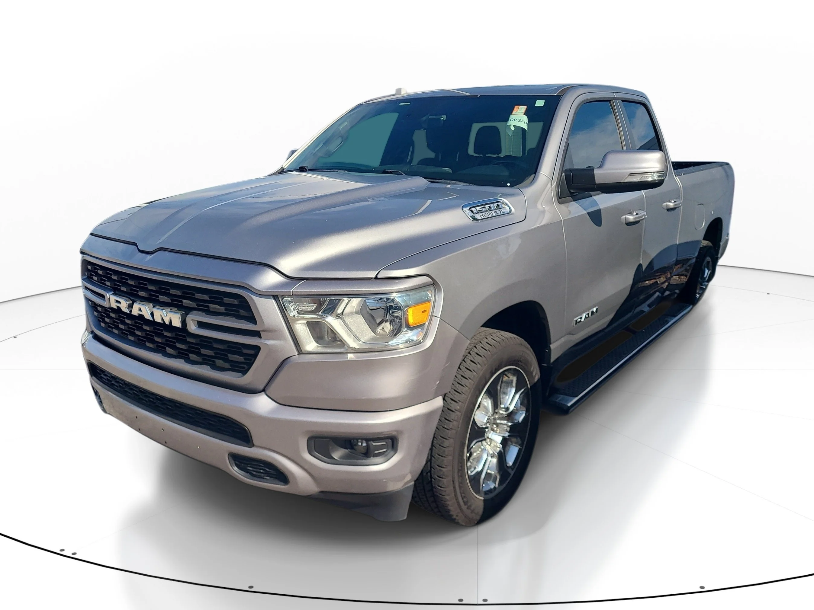 Used 2022 Billet Silver Metallic Clearcoat Ram Big Horn image 3