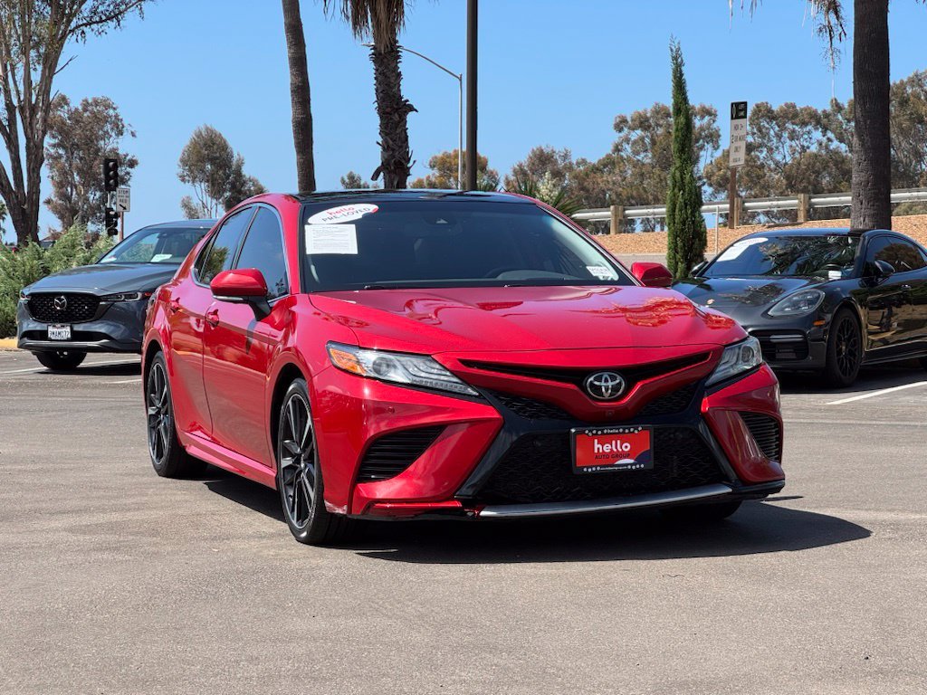 Used 2019 Red Toyota XSE V6 image 4