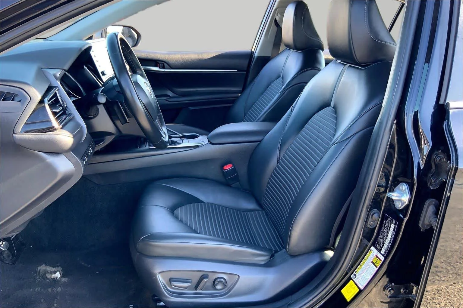 Used 2024 Midnight Black Metallic Toyota SE image 8