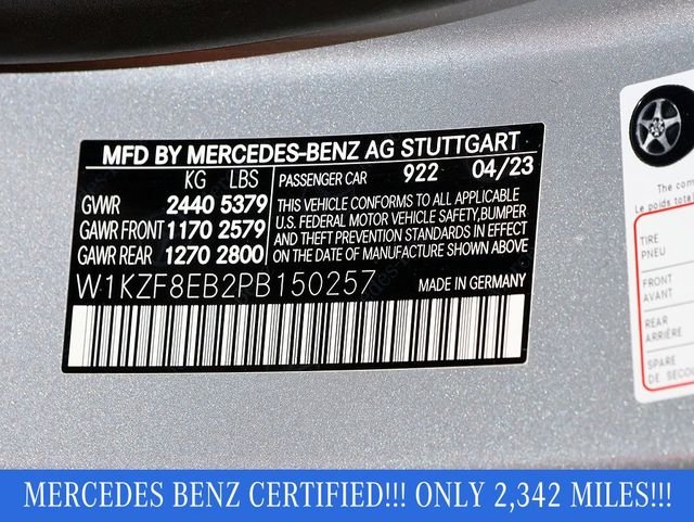 Certified Used 2023 Cirrus Silver Mercedes-Benz E 350 image 41