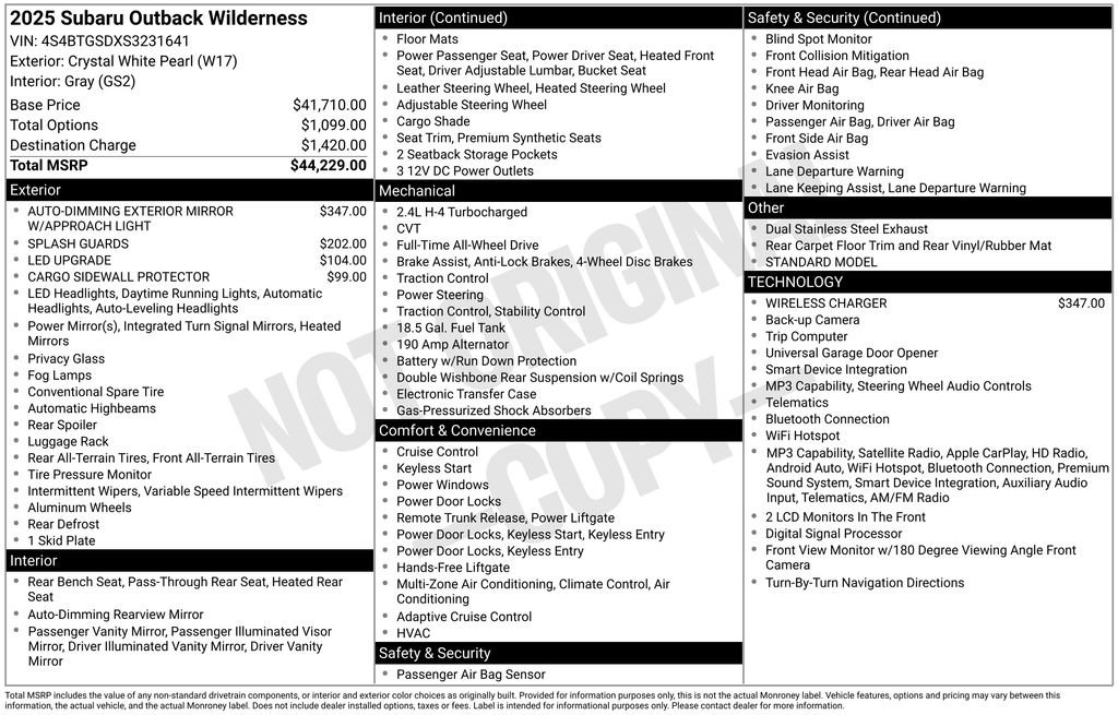 2025 Subaru Outback Wilderness - Photo 27