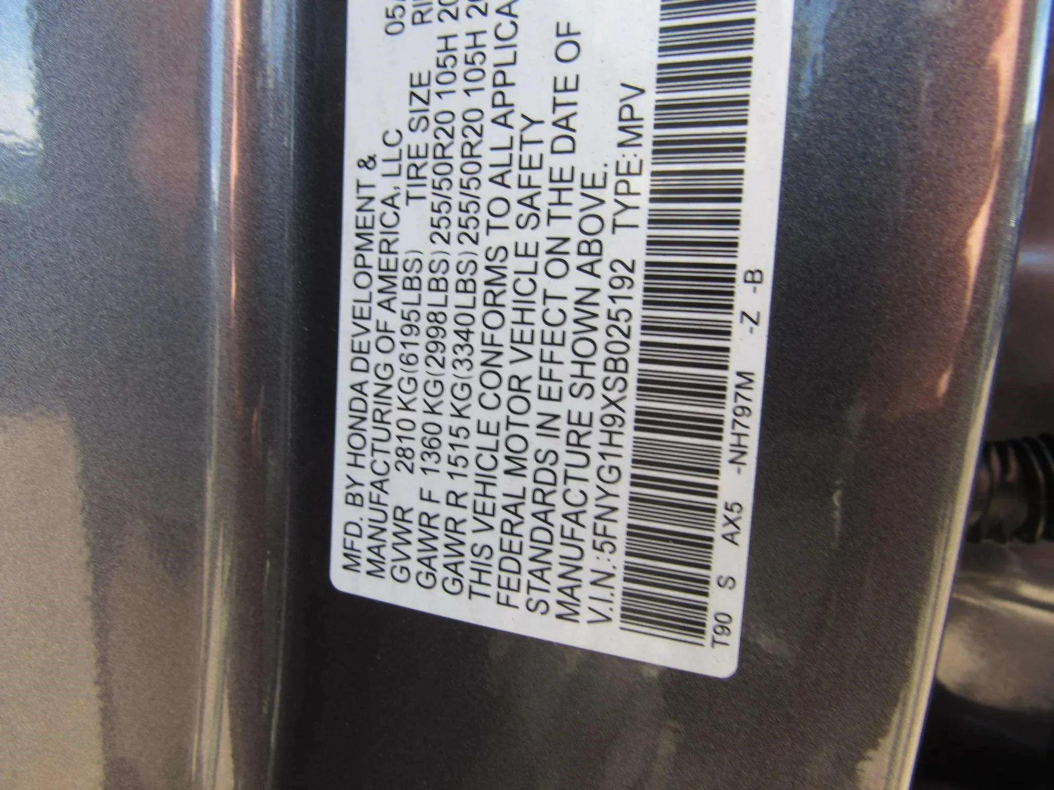 Certified Used 2025 Modern Steel Metallic Honda AWD Black Edition image 63