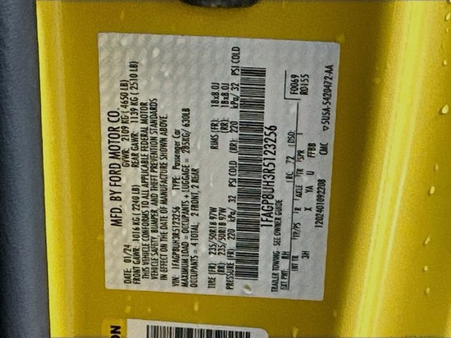 Used 2024 Yellow Ford EcoBoost Premium image 26