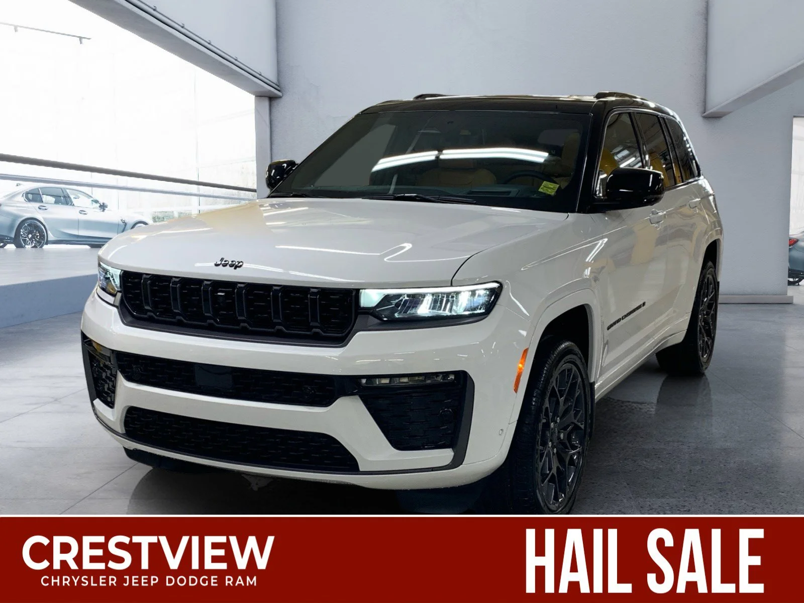 New 2026 Bright White Jeep Summit image 1