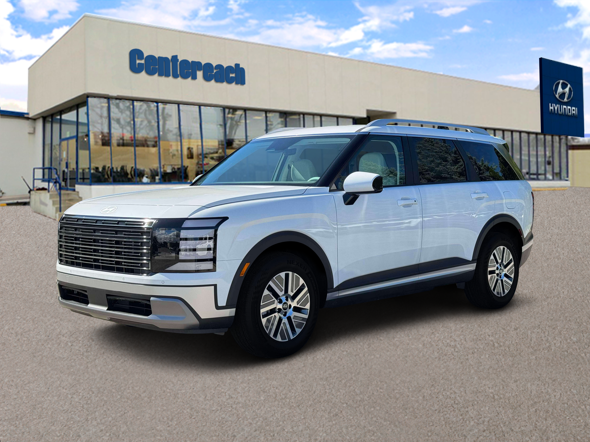 New 2027 Creamy White Pearl Hyundai SEL 7P image 2
