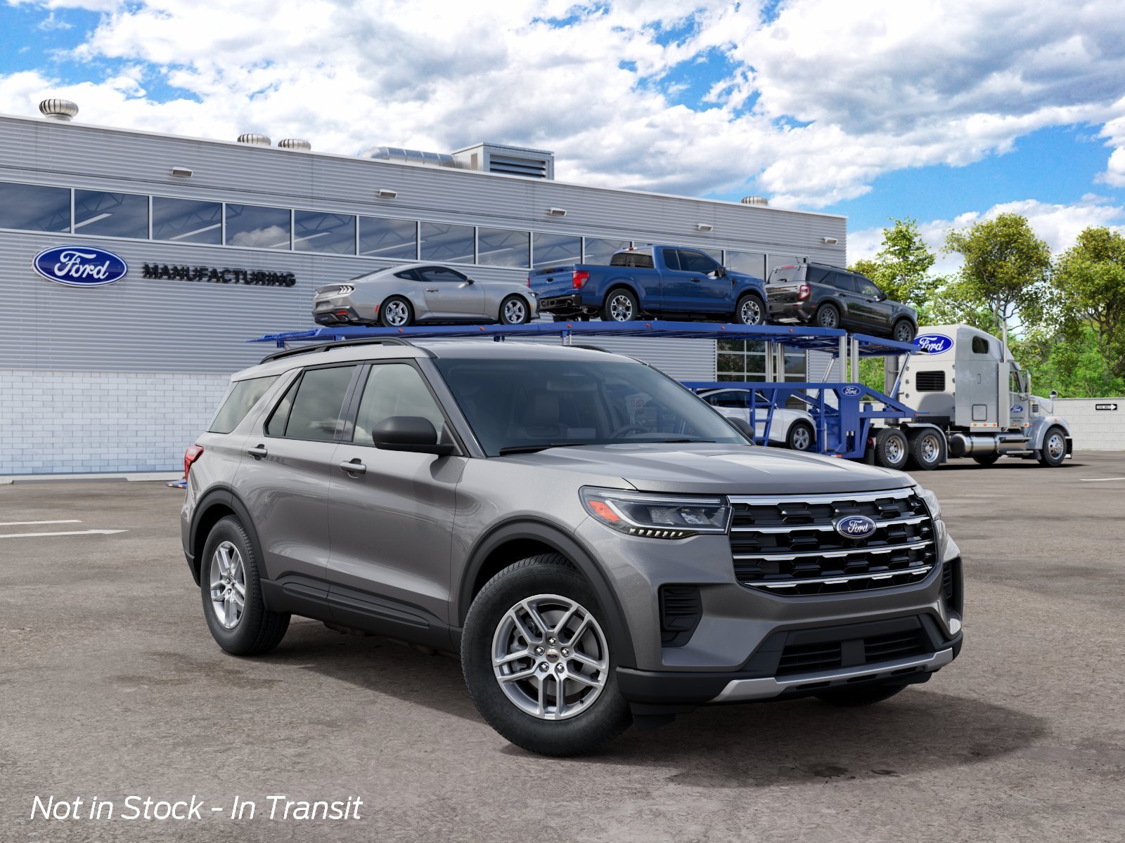 New 2027 Carbonized Gray Metallic Ford Active image 4