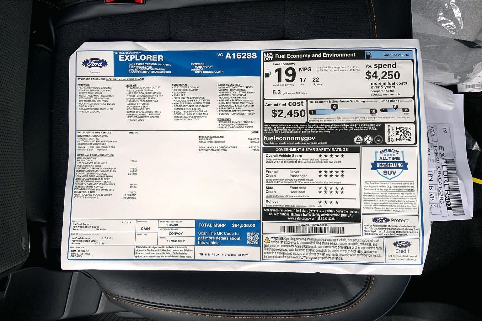 New 2027 Marsh Gray Ford Tremor image 18