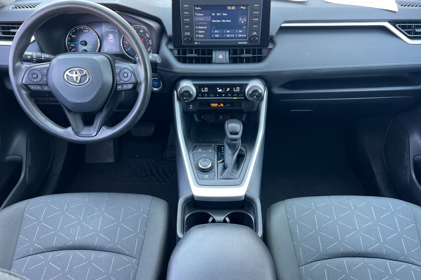 Certified Used 2021 Super White Toyota Hybrid XLE image 13