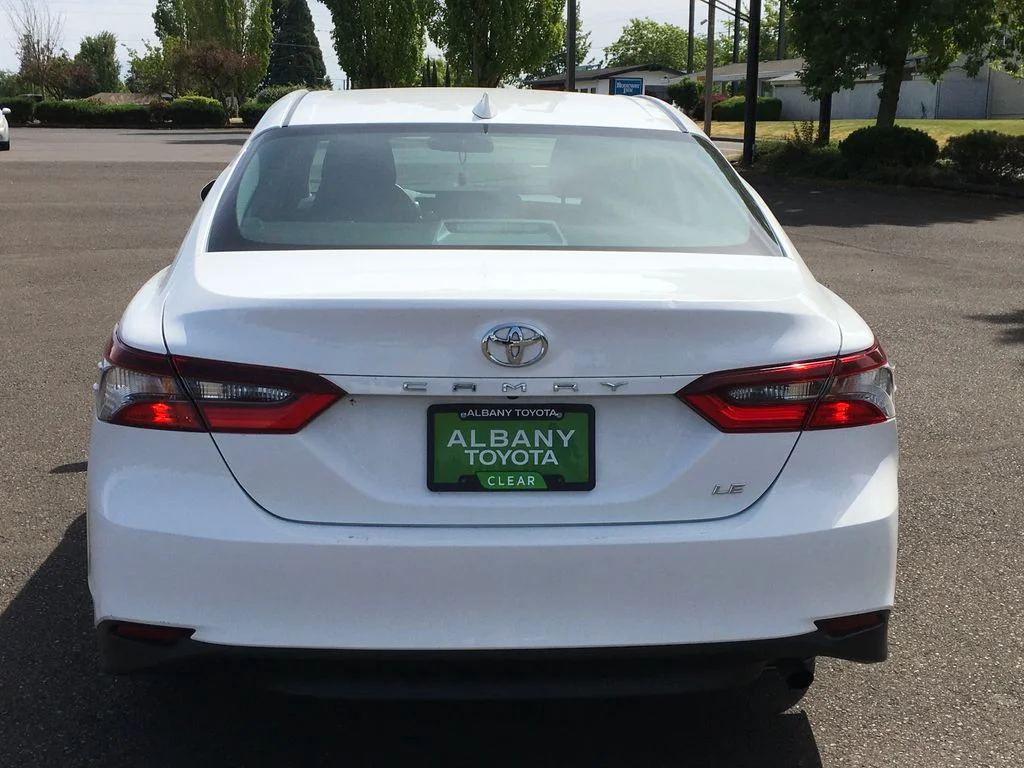 Used 2023 White Toyota LE image 5