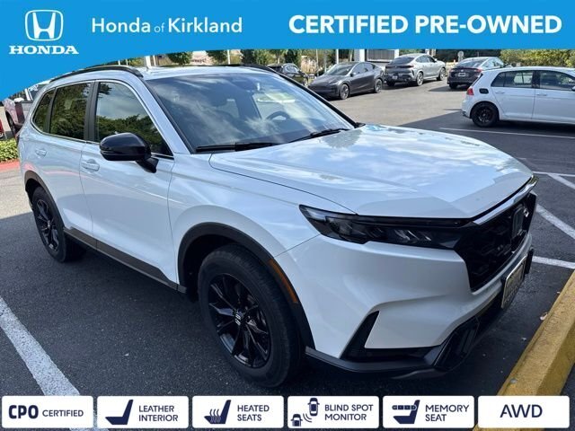 Certified Used 2024 Platinum White Pearl Honda Sport-L image 1