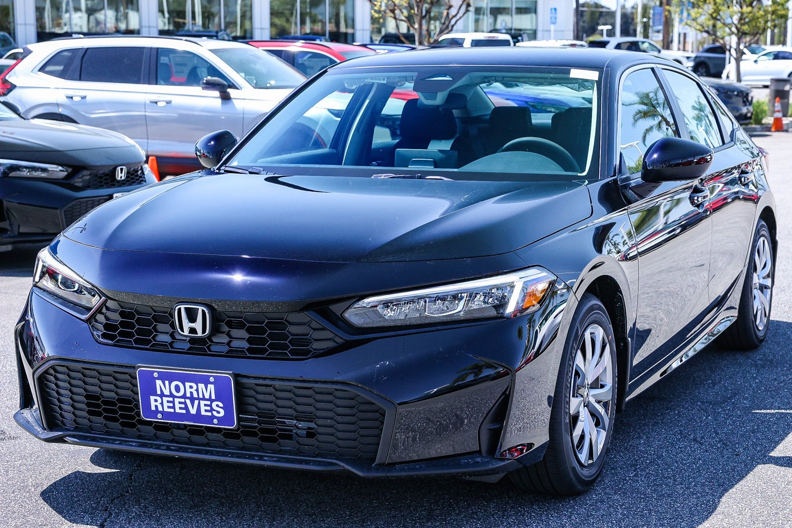 New 2026 Crystal Black Pearl Honda LX CVT image 3