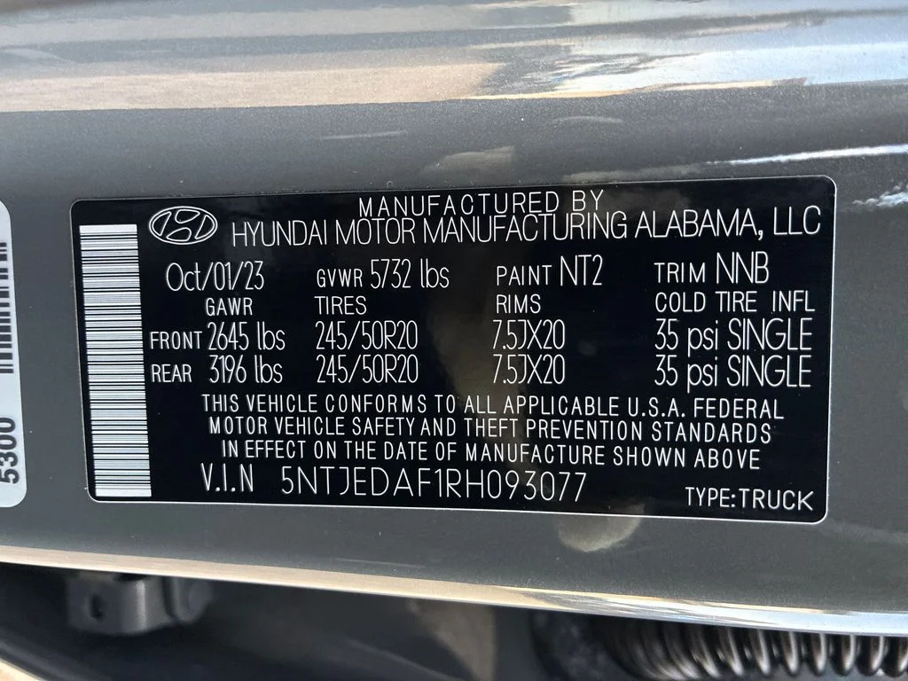 Used 2024 Gray Hyundai Limited image 27