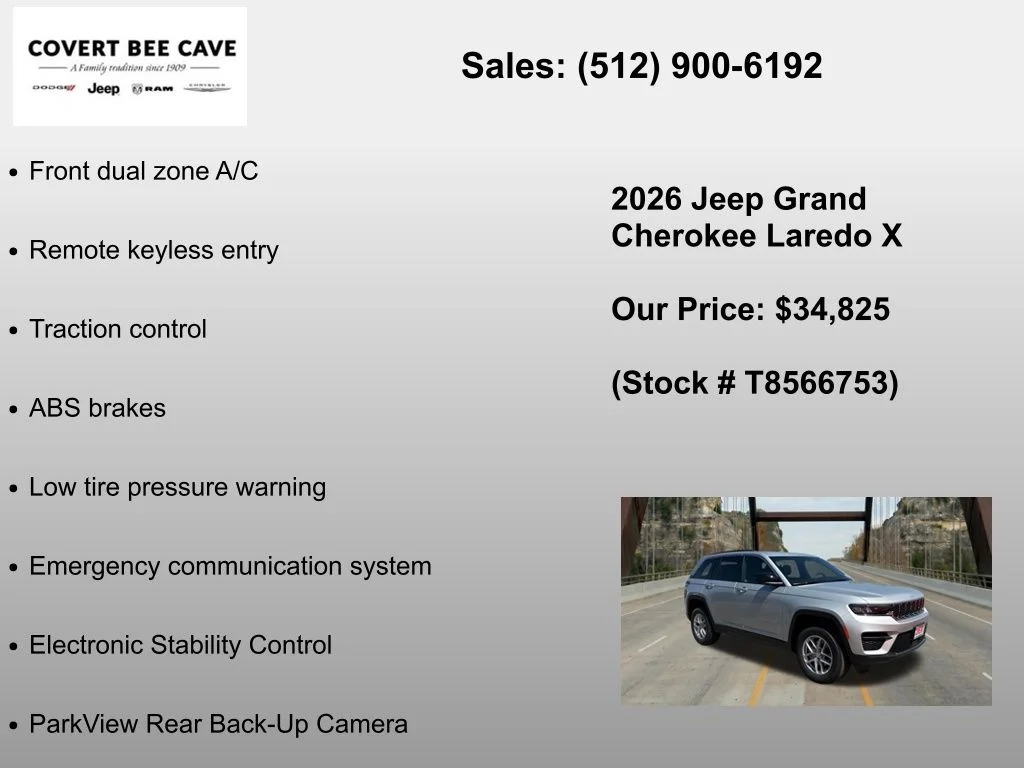 New 2026 Silver Zynith Exterior Paint Jeep Laredo X image 6