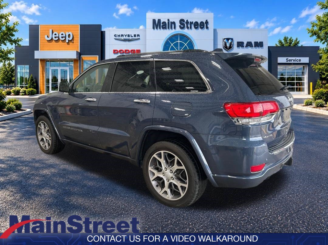 Used 2021 Slate Blue Pearlcoat Jeep Overland image 3