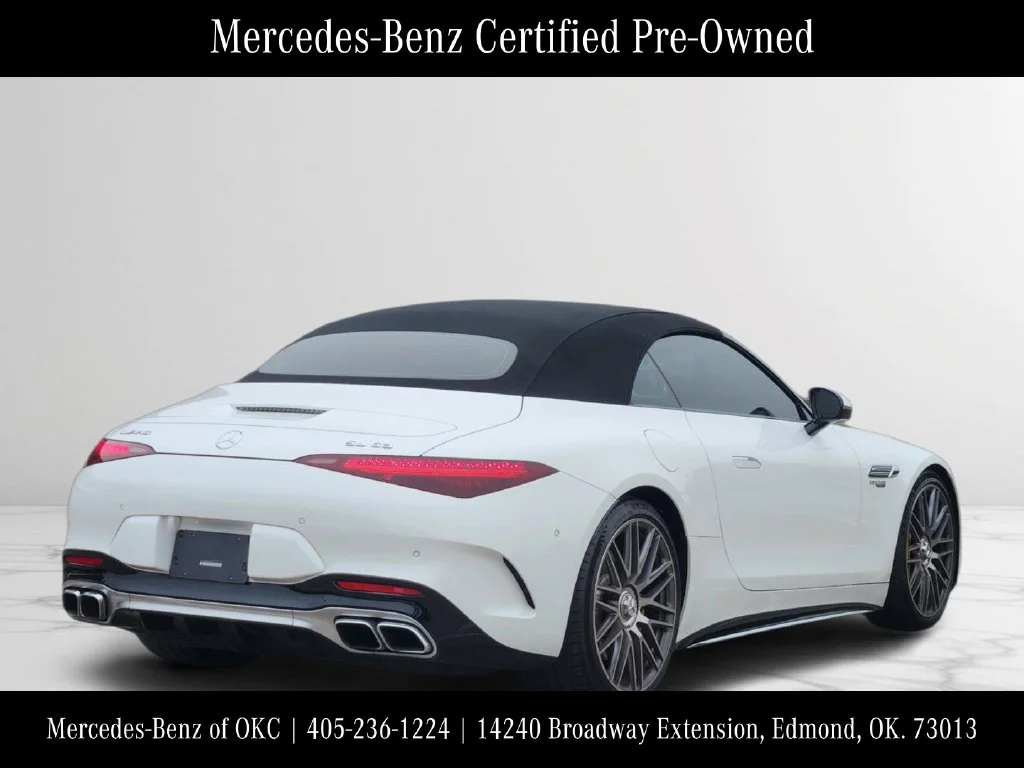 Certified Used 2022 MANUFAKTUR Moonlight White Metallic Mercedes-Benz SL 63 AMG® image 5