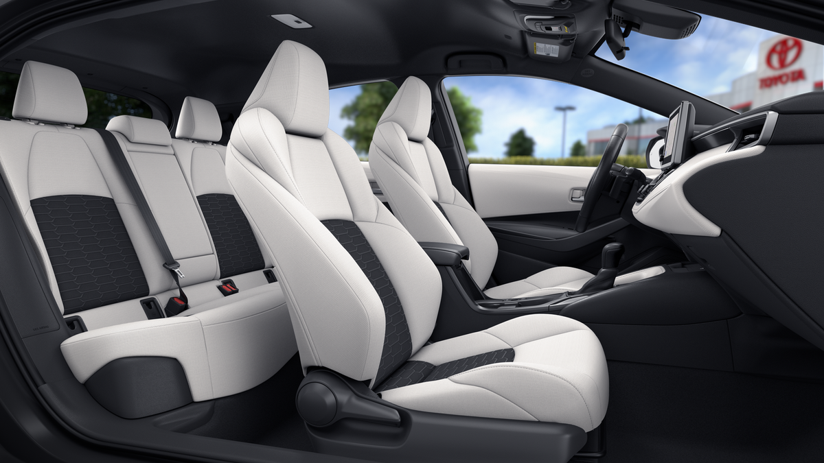 New 2027 Wind Chill Pearl with Black roof Toyota SE image 49