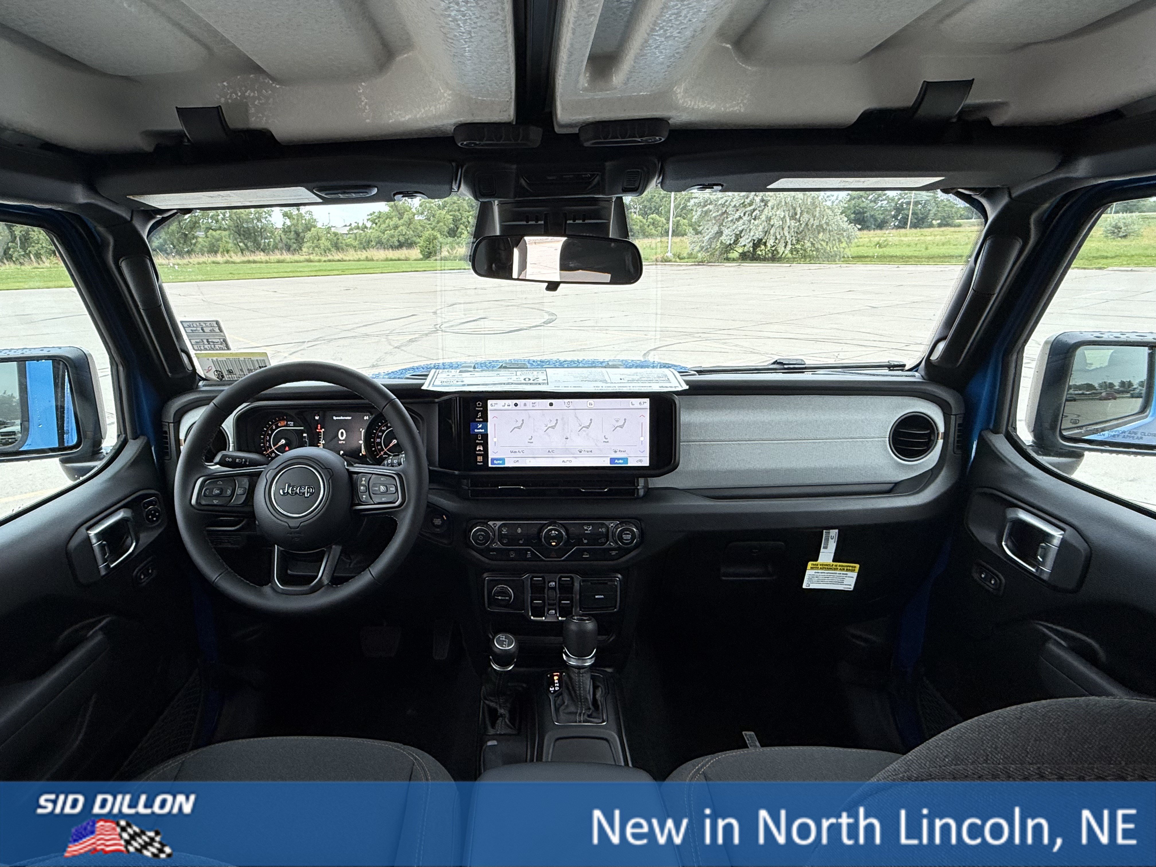 New 2026 Hydro Blue Pearl-Coat Exterior Paint Jeep 4-Door Sport S 4x4 image 12