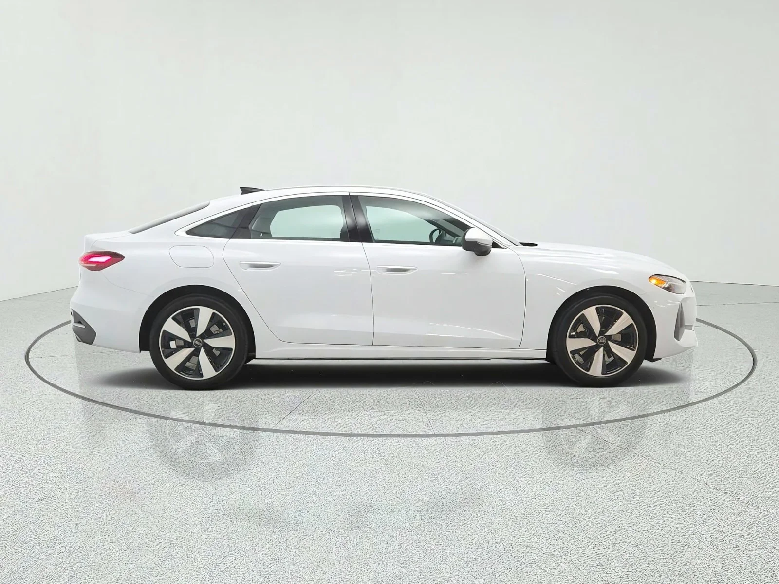 Used 2025 Glacier White Metallic Audi Premium Plus image 4