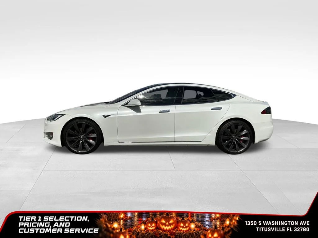 Used 2017 White Tesla 100D image 3