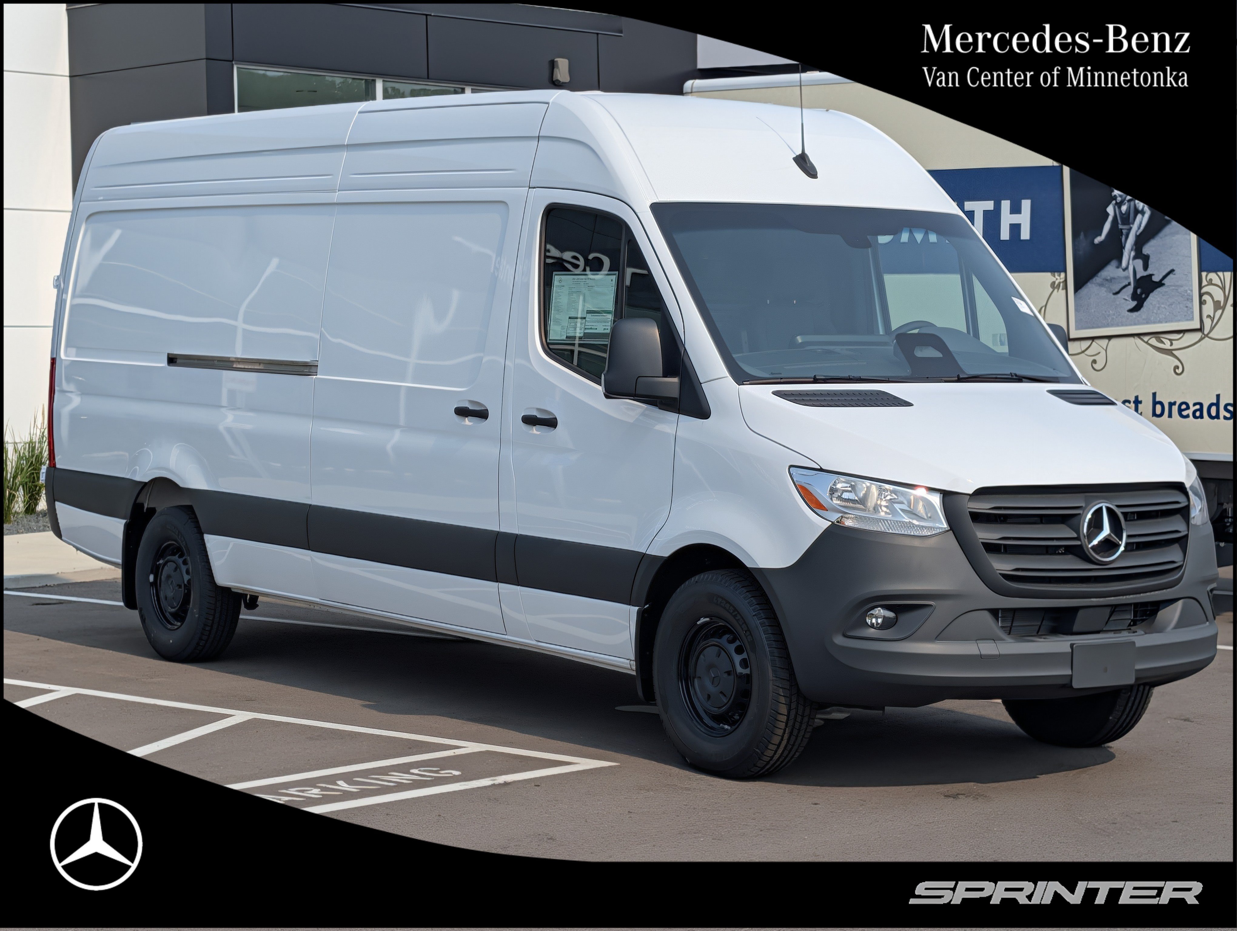 New 2026 Arctic White Mercedes-Benz 2500 High Roof I4 Diesel HO 170 RWD image 1