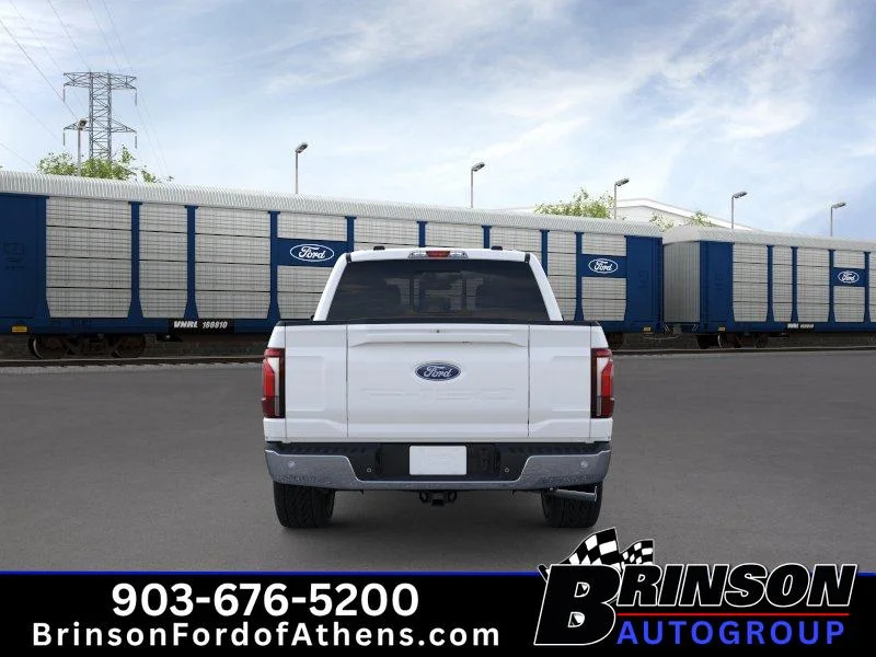 New 2026 Star White Metallic Tri-Coat Ford LARIAT image 5