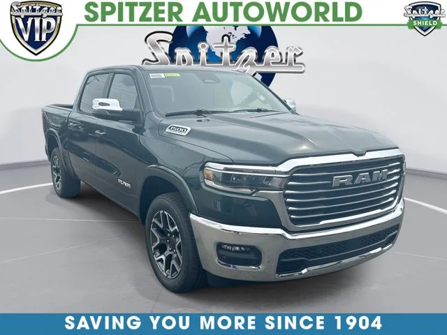 New 2026 Serrano-Green Metallic Exterior Paint RAM Laramie image 1