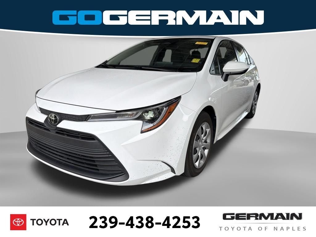 Certified Used 2023 White Toyota LE image 1