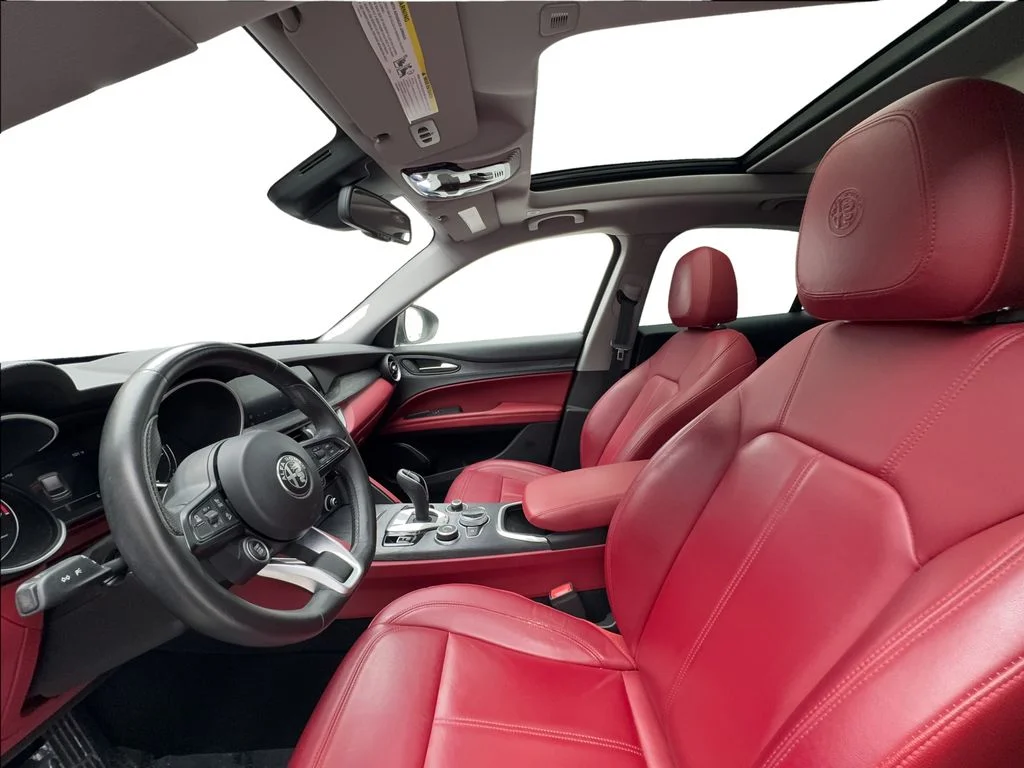 Used 2021 Gray Alfa Romeo CAM,PANO,BLIND SPOT,20" WHLS image 18