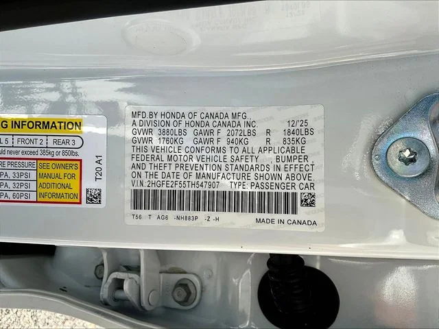 Used 2026 White Honda Sport image 20