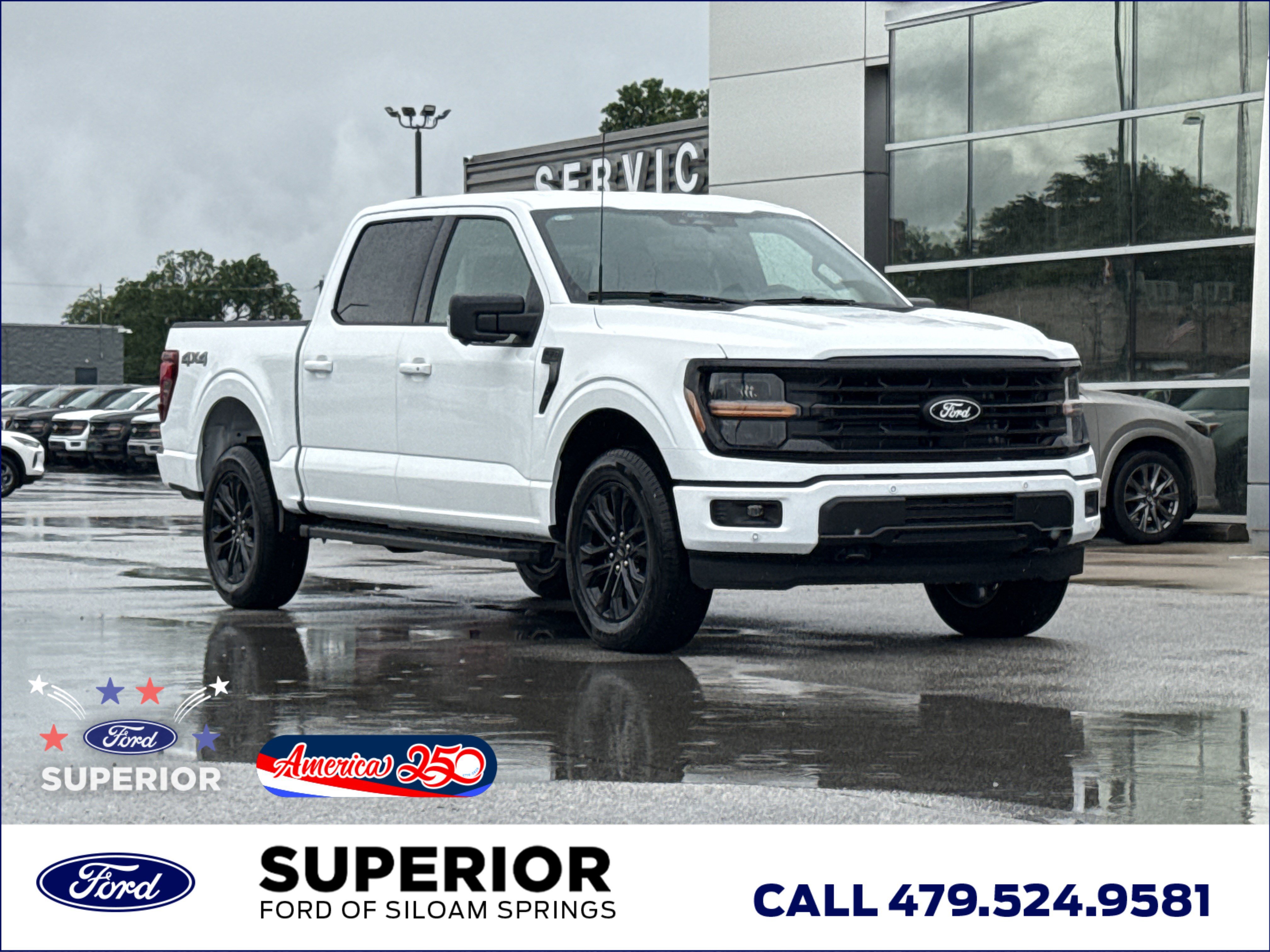 New 2026 Oxford White Ford XLT 4WD SuperCrew image 1