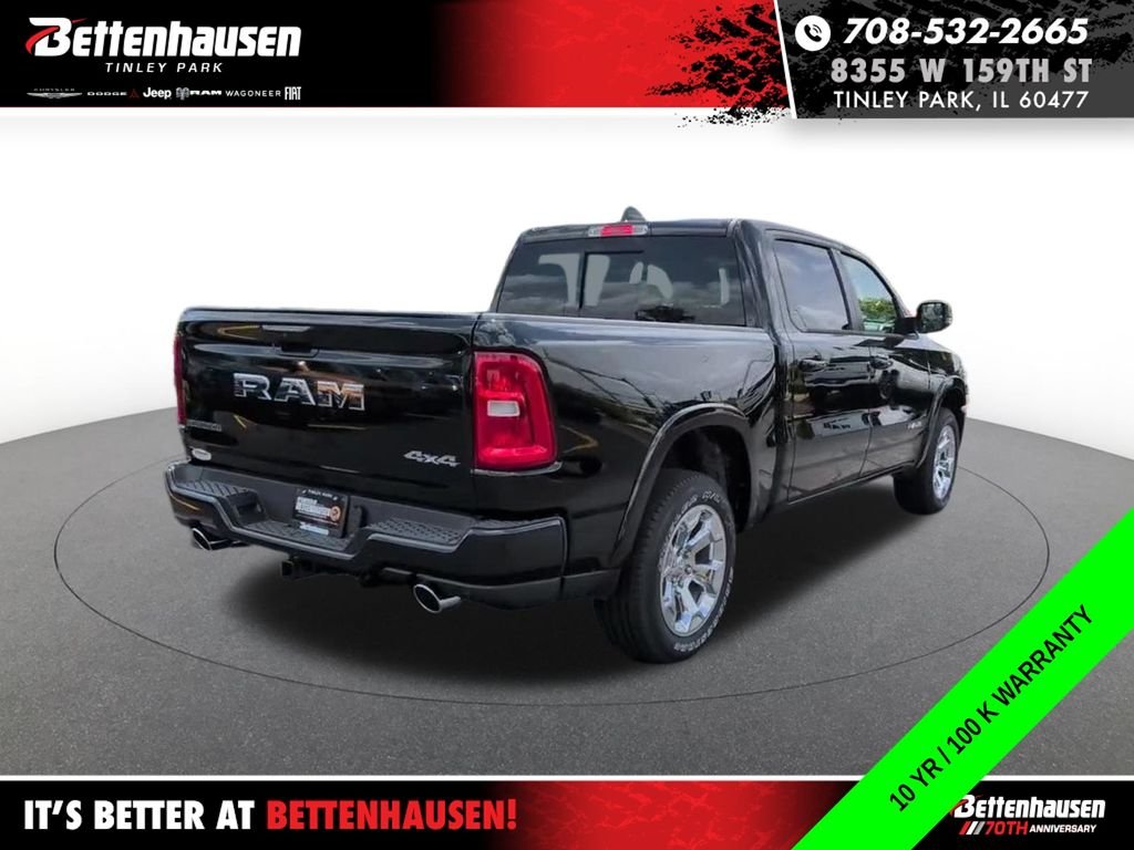 New 2026 Diamond Black Crystal Pearl-Coat Exterior Paint RAM Big Horn/Lone Star image 7
