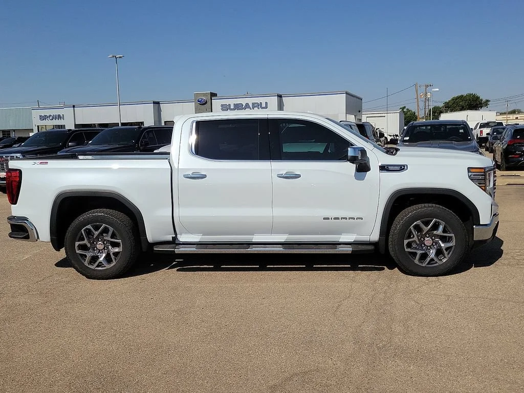 New 2026 Glacier White Tricoat GMC SLT image 12