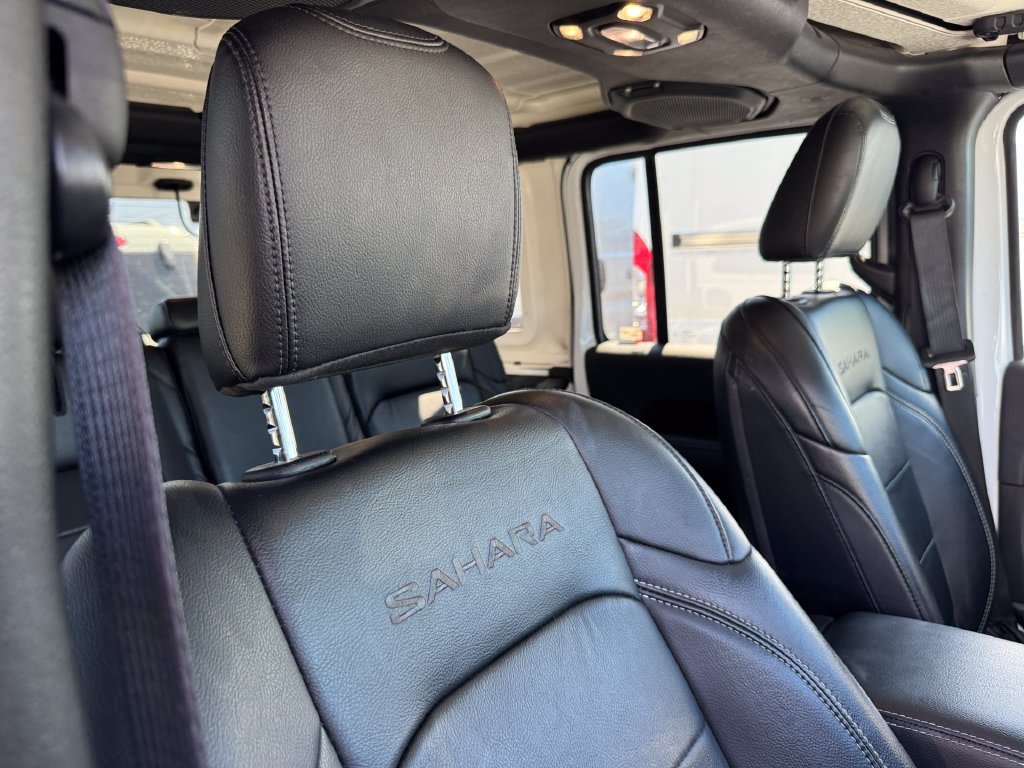 Used 2022 Bright White Clearcoat Jeep Unlimited Sahara 4xe image 3
