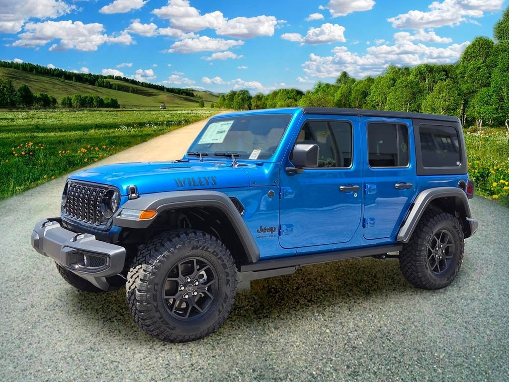 New 2026 Hydro Blue Pearlcoat Jeep Willys image 2