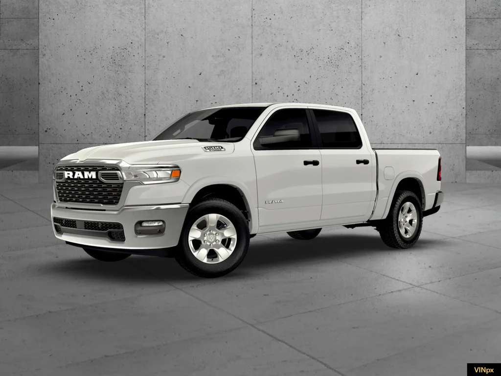 New 2026 Bright White Clear-Coat Exterior Paint RAM Big Horn/Lone Star image 1
