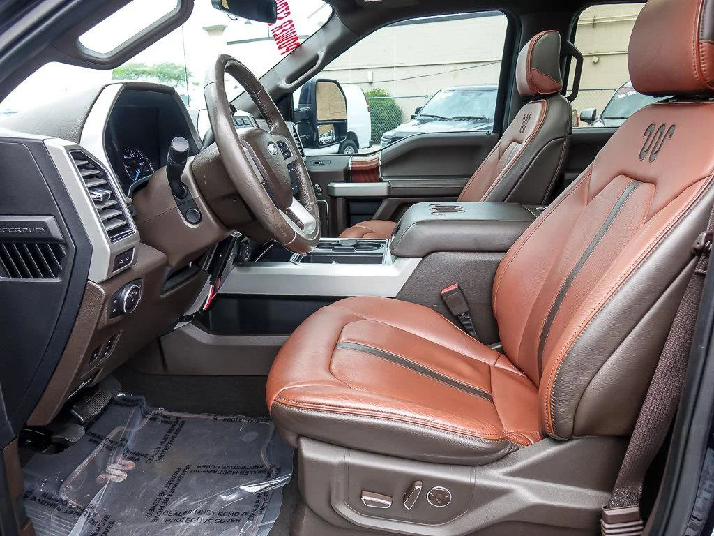 Used 2021 Antimatter Blue Metallic Ford King Ranch image 12