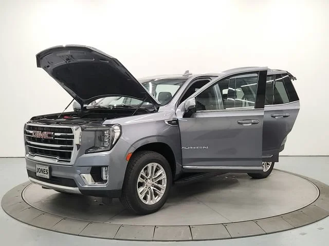 Used 2021 SATIN STEEL METALLIC GMC SLT image 11