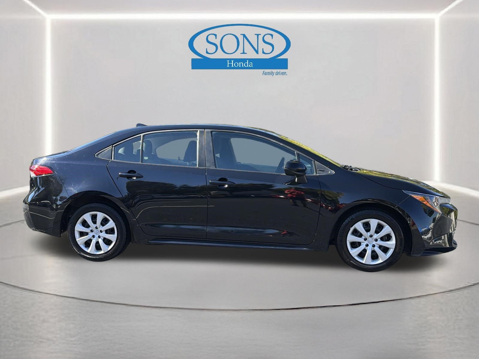 Used 2024 Midnight Black Metallic Toyota LE image 25
