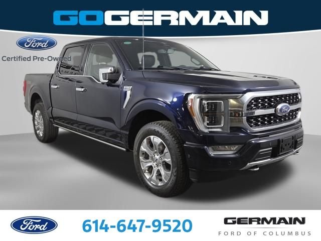 Certified Used 2023 Antimatter Blue Metallic Ford Platinum image 4