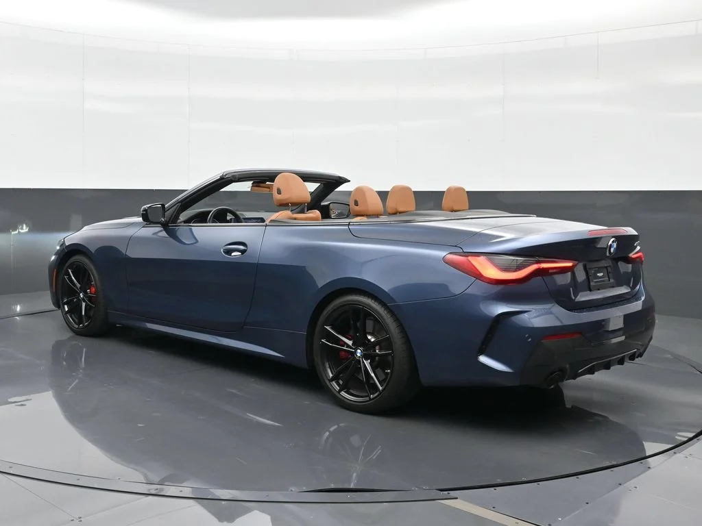 Certified Used 2023 Arctic Race Blue metallic BMW 430i image 2