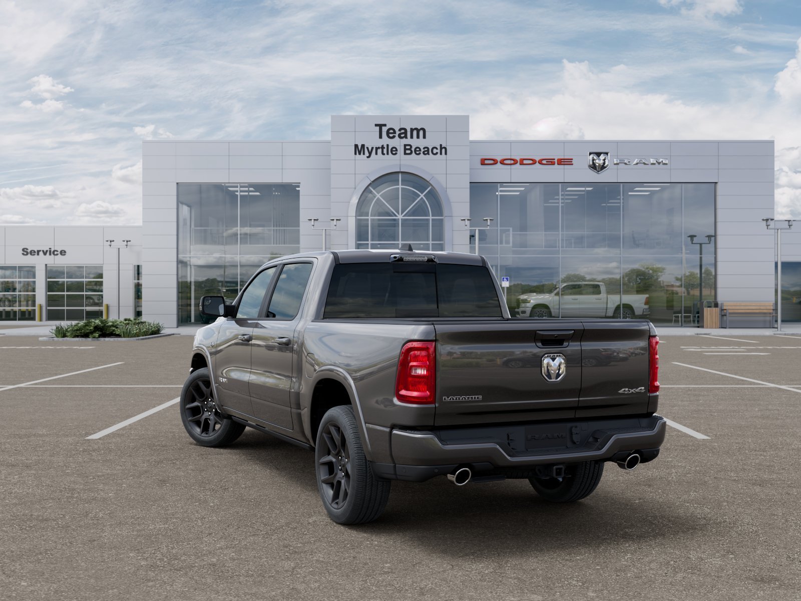 New 2027 Granite Crystal Metallic Clear-Coat Exterior Paint RAM Laramie image 30