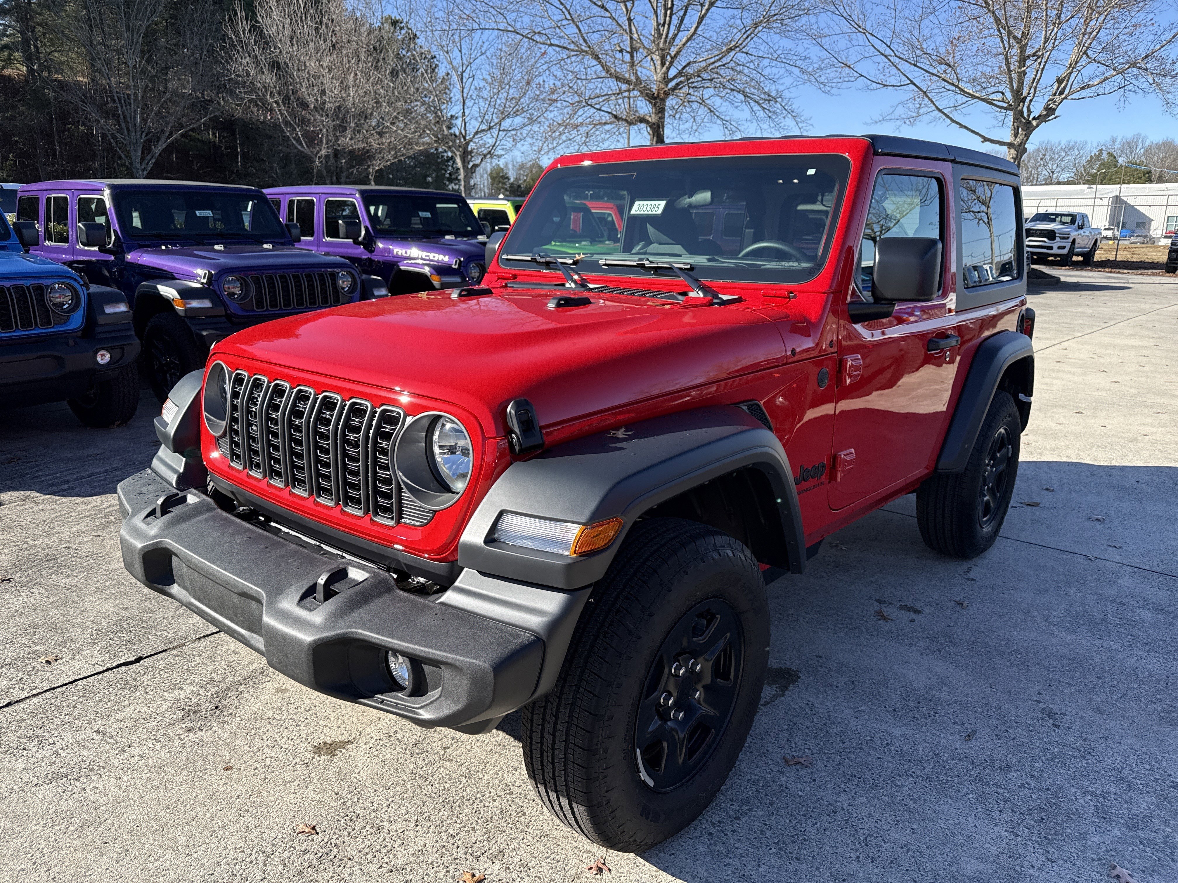 New 2026 Firecracker Red Clearcoat Jeep Sport image 3