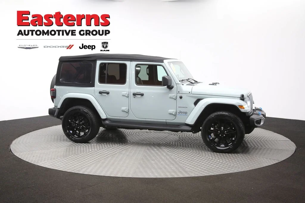 Used 2023 Gray Jeep Sahara 4xe image 45