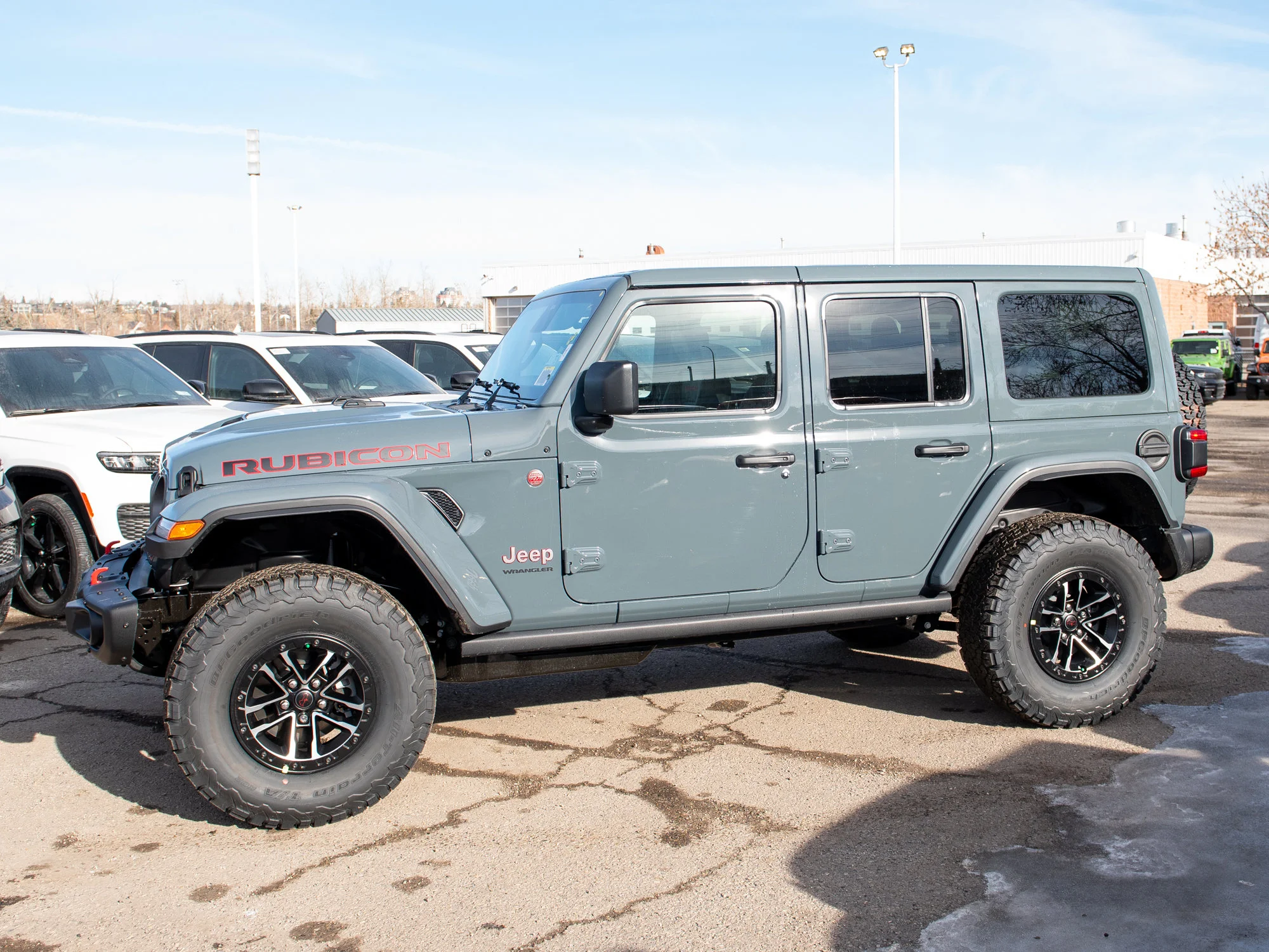 New 2026 Dark blue Jeep Rubicon X* 4 Door 4x4, 35 Inch Tires, Steel Bumpers, Nappa Leather image 2