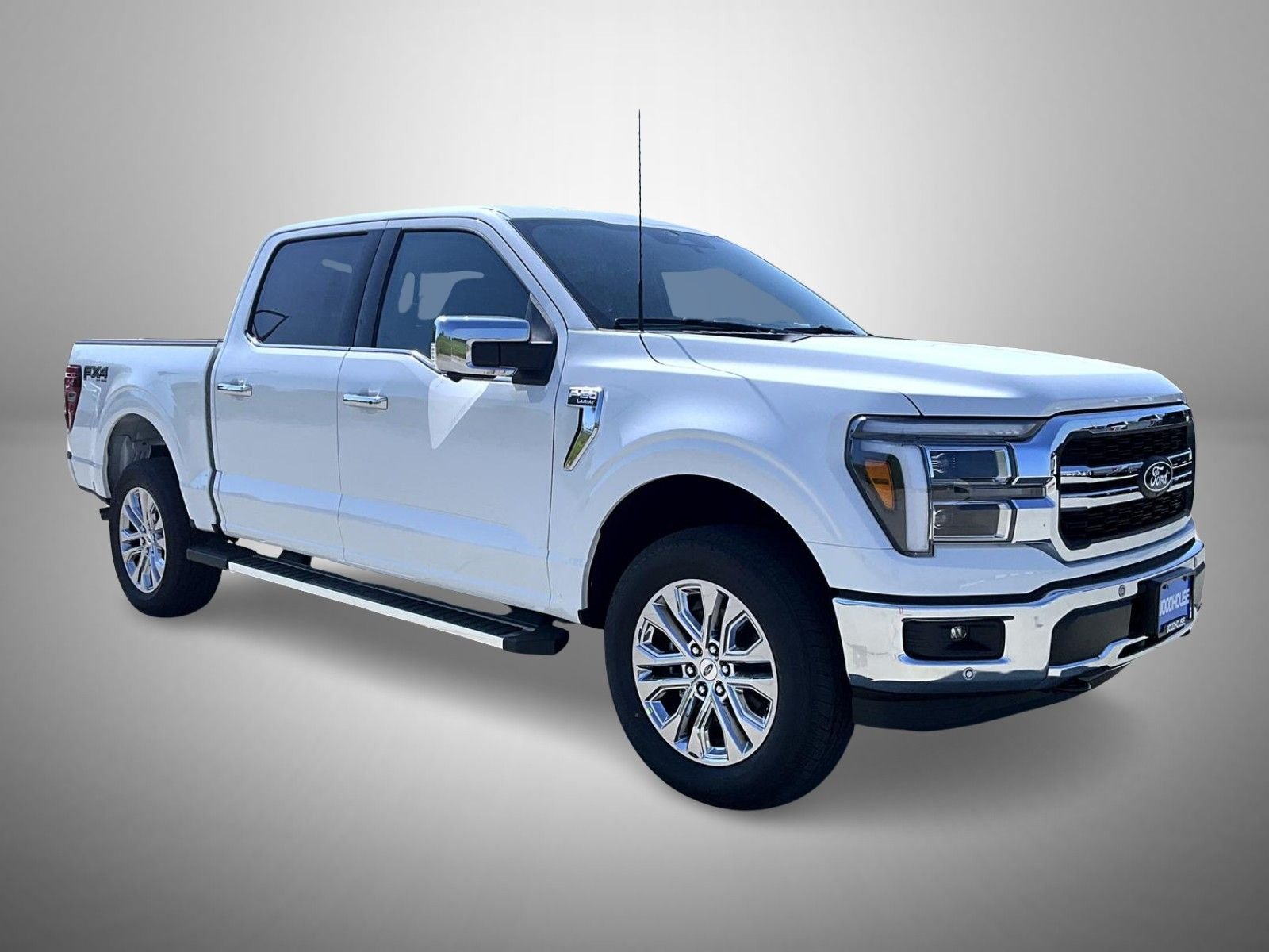 New 2026 Star White Metallic Tri-Coat Ford Lariat image 3