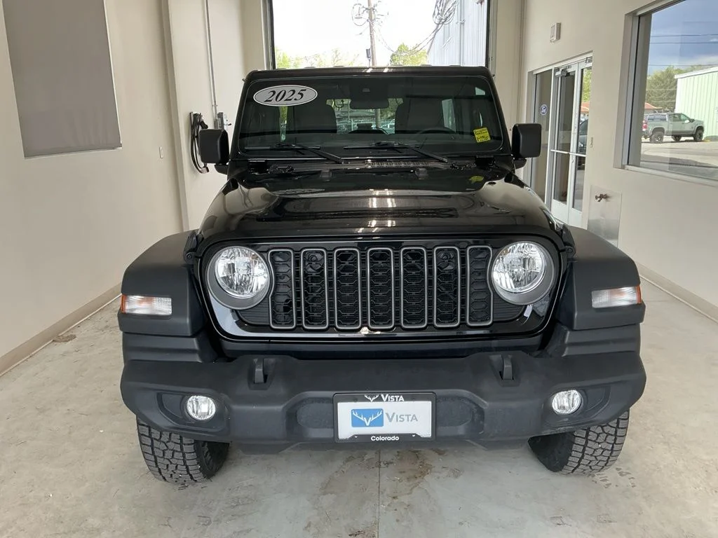Used 2025 Black Clearcoat Jeep Sport S image 2