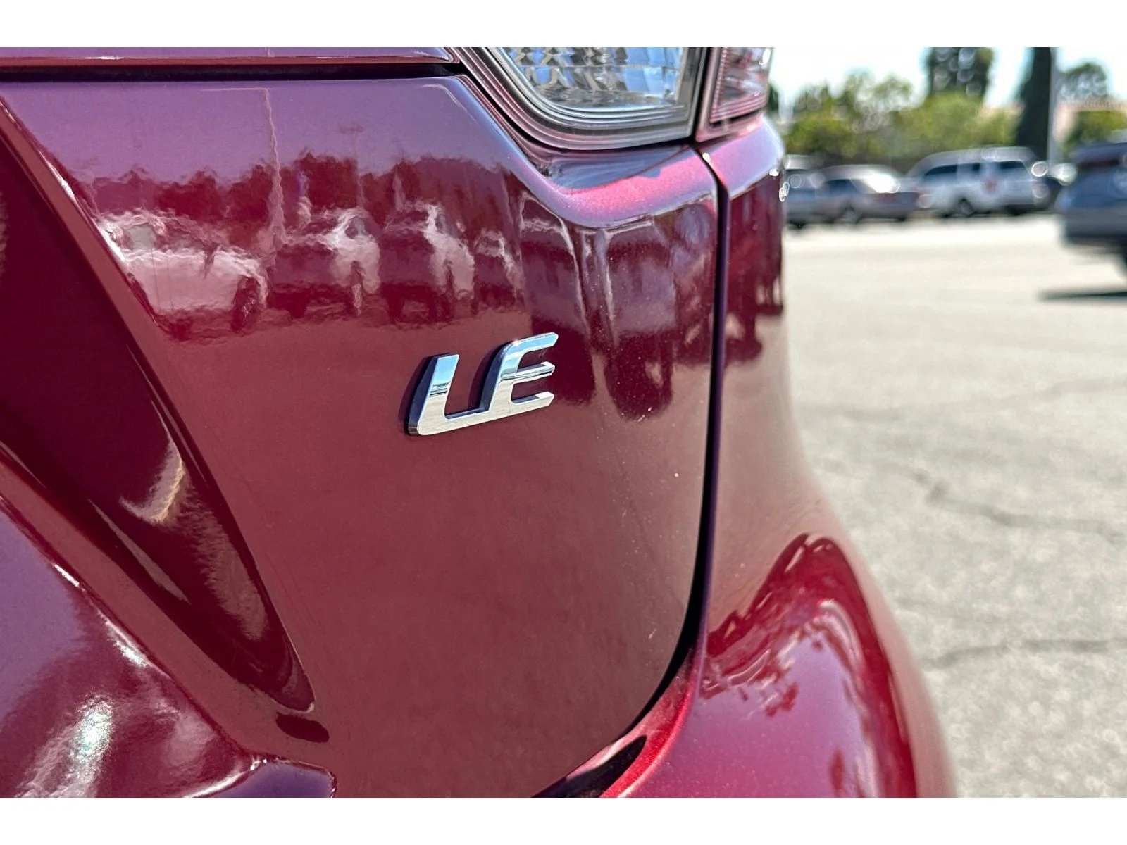 Used 2022 Ruby Flare Pearl Toyota LE image 14